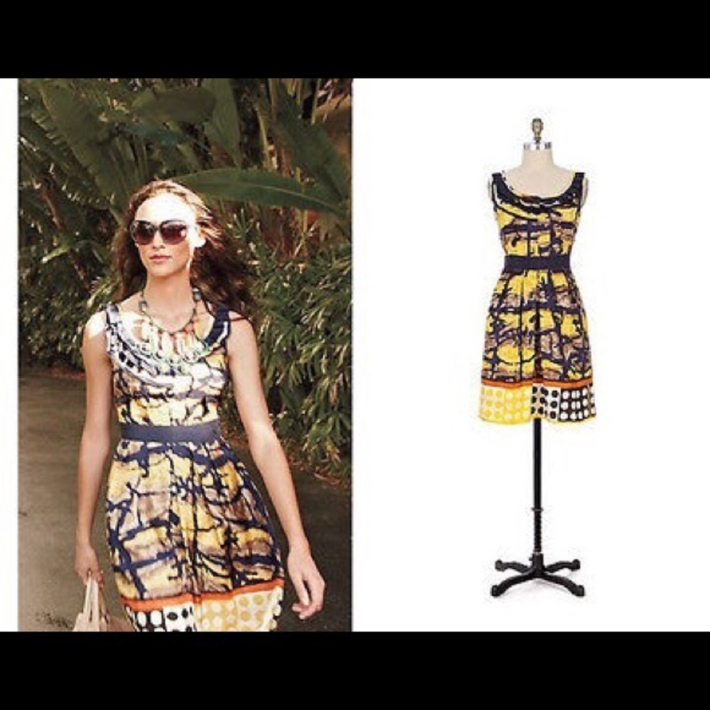 Yoana Baraschi silk dress from Anthropologie